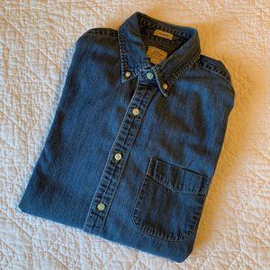 J. Crew Denim Chambray Workshirt
